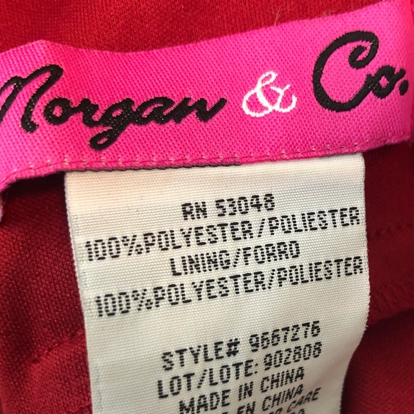 Morgan&Co red halter formal dress - Picture 4 of 4